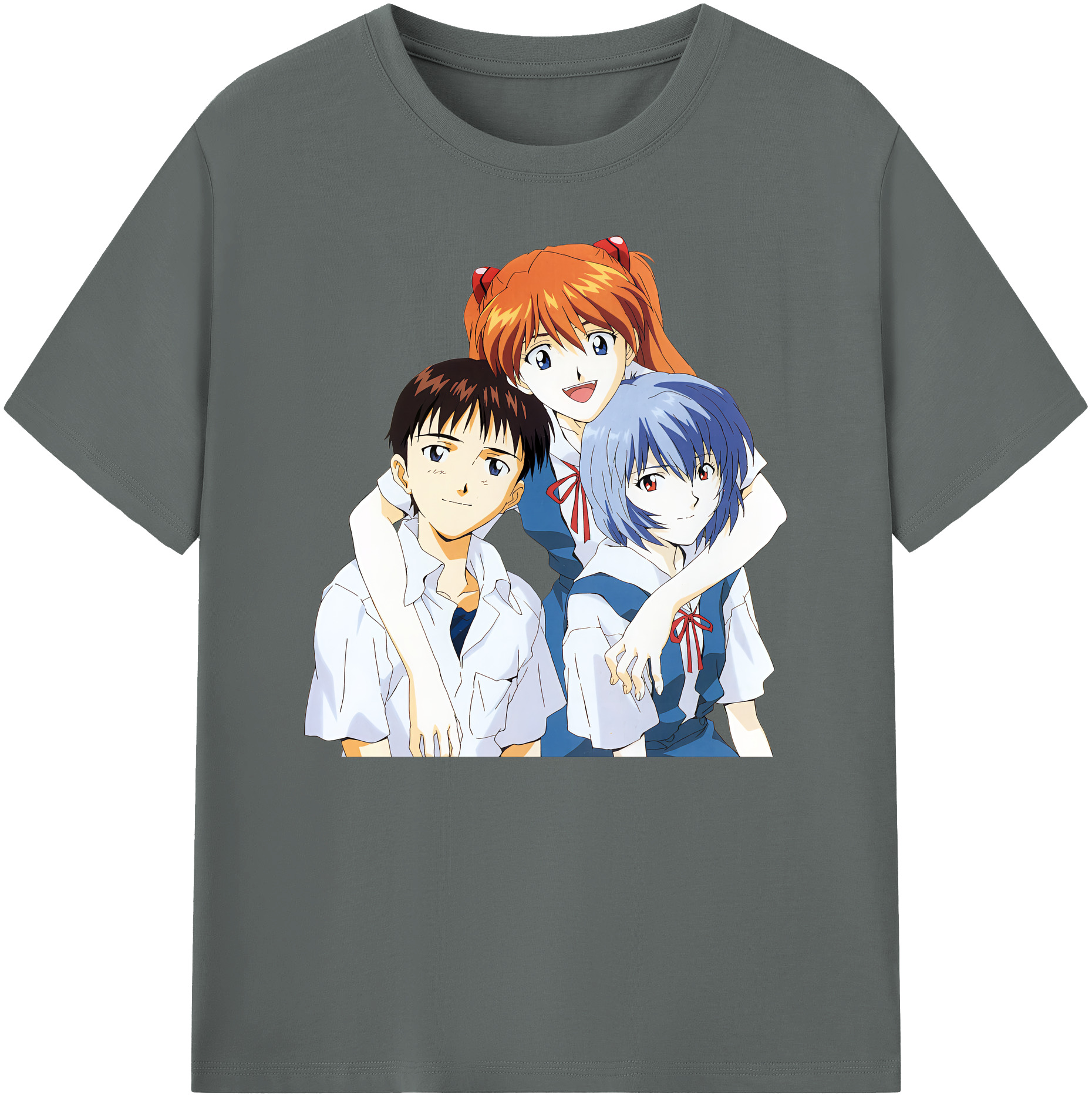 （画像用） EVA 新世紀エヴァンゲリオン 綿100％ メンズ半袖Tシャツ｜肌触りやわらか＆通気性